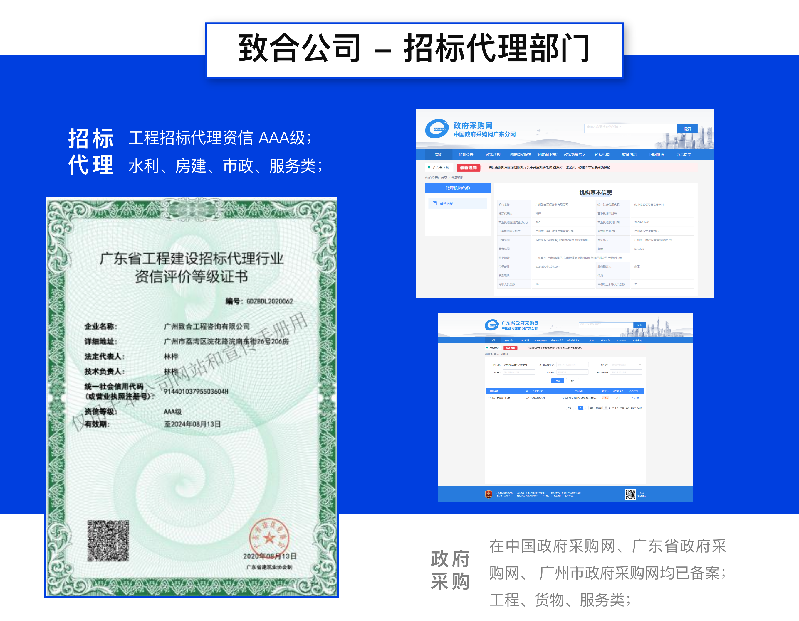 招標(biāo)代理和政府采購